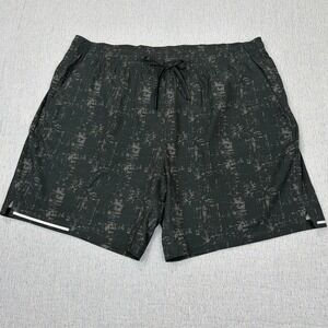 Bearbottoms Grey Black Speck Patterned Athletic Shorts XXL 7" Inseam